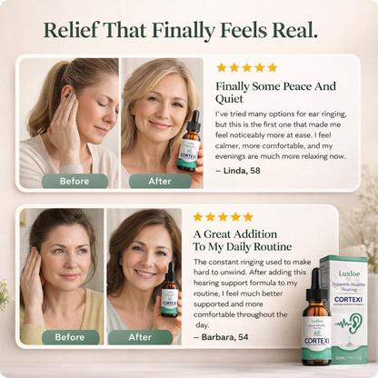 Luxloe Tinnitus Ear Drops for Clear Ears and Ultimate Comfort – Unlock Instant Relief from Tinnitus and Ear Discomfort🎶