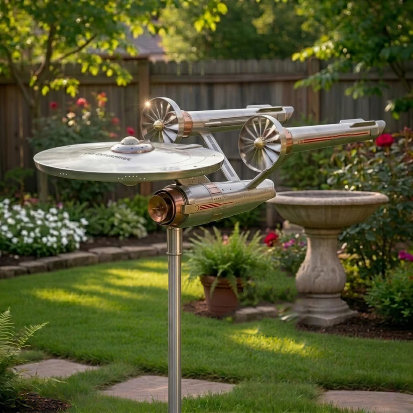 Interstellar Starship Wind Spinner