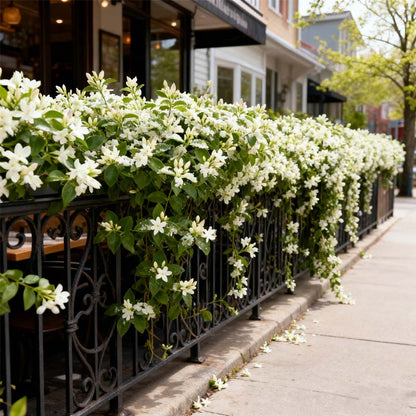 🏆 75K+ SOLD! 🌿❄️ Midnight Perfume Jasmine Seeds – Winter Planting, Perennial Blooms & Fragrant Garden Elegance 🌸(Only seeds ,without flower pot)