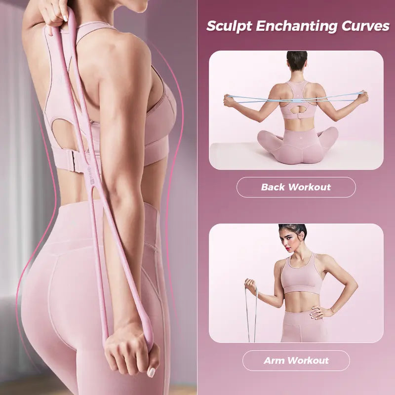 Resistance Bands Figure 8 Exercise Bands for Women