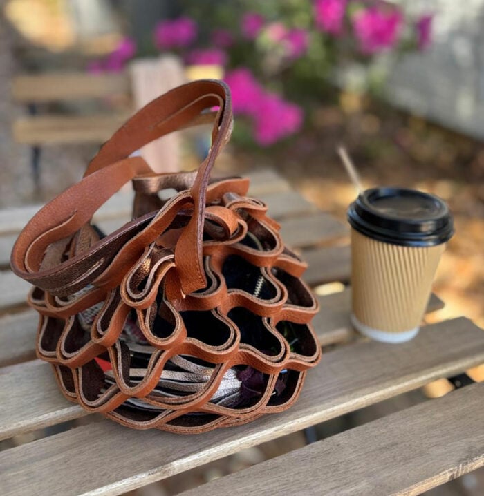 🔥Last Week Promotion 49% OFF 👜The Zest Bag - Handmade Leather Folding Tote Bag (🔥Same as in the video)