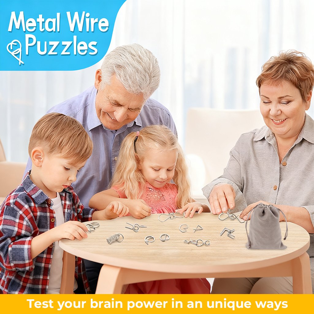 The Best Christmas Gift🎁 Metal Montessori Puzzle Solving