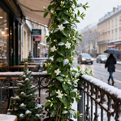 🏆 75K+ SOLD! 🌿❄️ Midnight Perfume Jasmine Seeds – Winter Planting, Perennial Blooms & Fragrant Garden Elegance 🌸(Only seeds ,without flower pot)