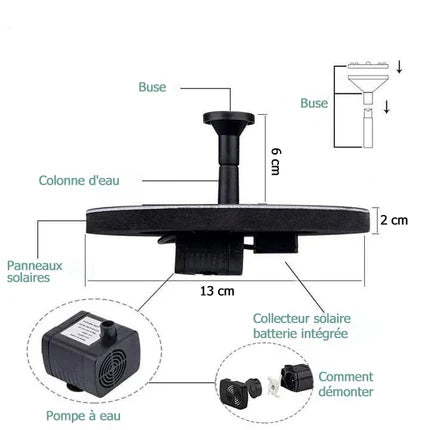 📢Hot Sales 50% OFF🏆Solar-powered  fountains🌞