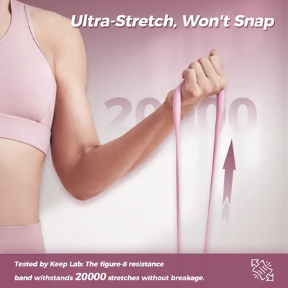 Resistance Bands Figure 8 Exercise Bands for Women