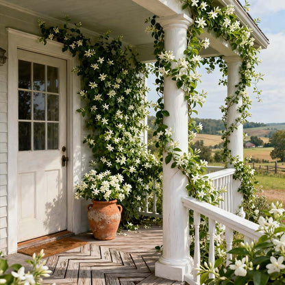 🏆 75K+ SOLD! 🌿❄️ Midnight Perfume Jasmine Seeds – Winter Planting, Perennial Blooms & Fragrant Garden Elegance 🌸(Only seeds ,without flower pot)