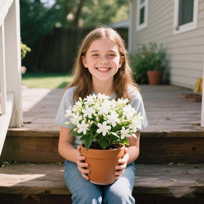 🏆 75K+ SOLD! 🌿❄️ Midnight Perfume Jasmine Seeds – Winter Planting, Perennial Blooms & Fragrant Garden Elegance 🌸(Only seeds ,without flower pot)