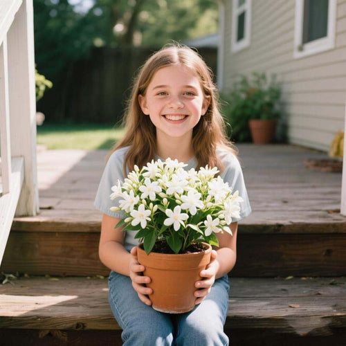 🏆 75K+ SOLD! 🌿❄️ Midnight Perfume Jasmine Seeds – Winter Planting, Perennial Blooms & Fragrant Garden Elegance 🌸(Only seeds ,without flower pot)