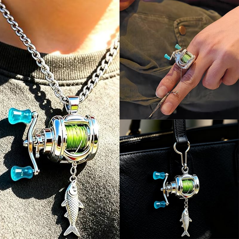 🔥49% OFF🎣Fishing Reel Jewelry Set