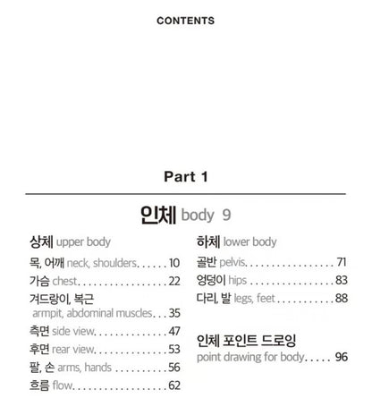 Secret Character Drawing + Point Character Drawing Set | Korean with English(📚HARDCOVER BOOK)